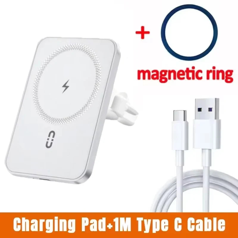 15W Magnetic Wireless Car Charger & Phone Holder