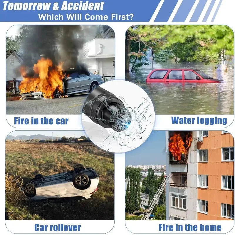 Portable Car Emergency Escape Hammer