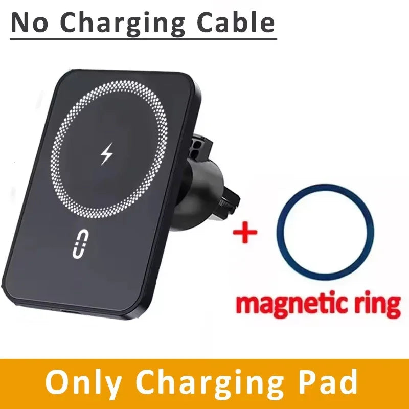 15W Magnetic Wireless Car Charger & Phone Holder