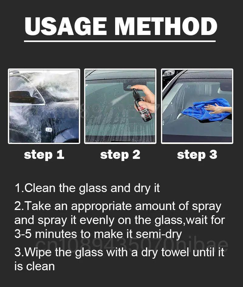 Car Glass Anti-rain Water Spray
