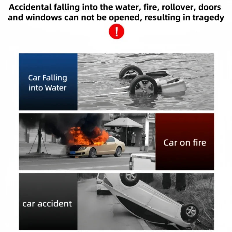 Portable Car Emergency Escape Hammer