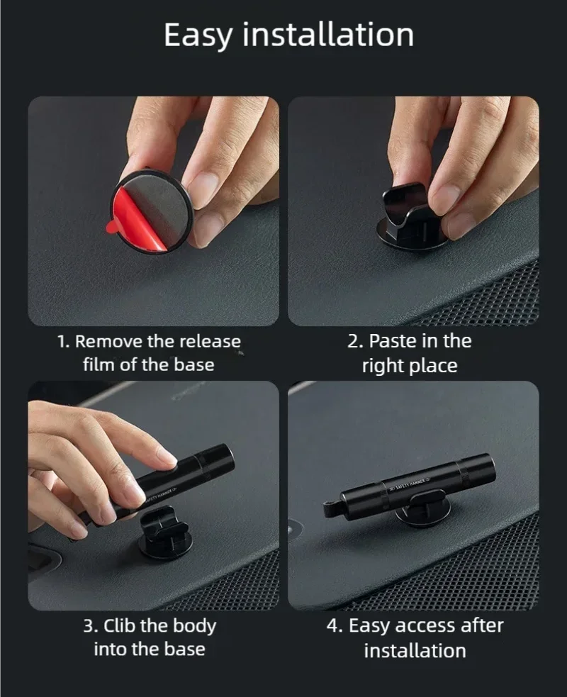 Portable Car Emergency Escape Hammer