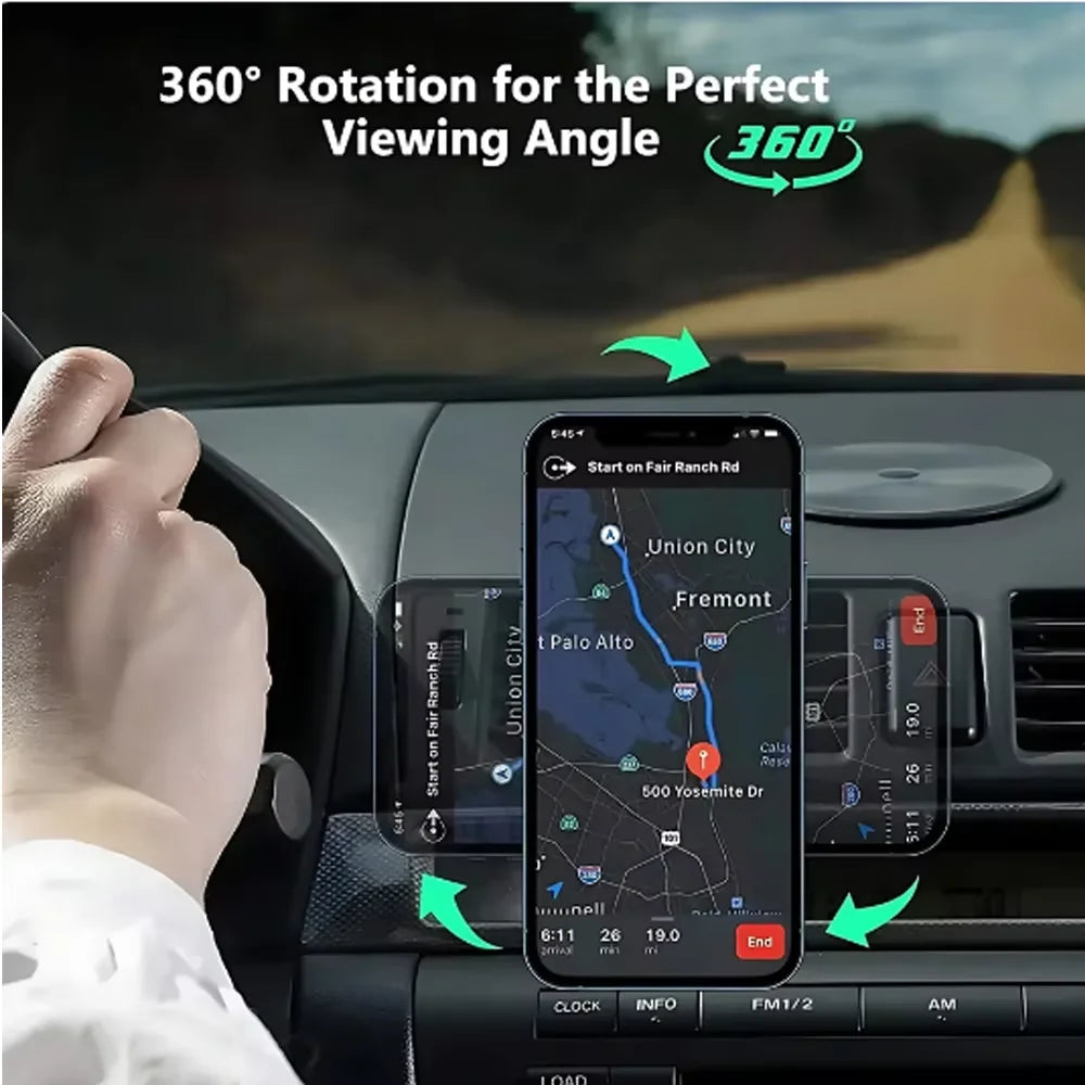 15W Magnetic Wireless Car Charger & Phone Holder