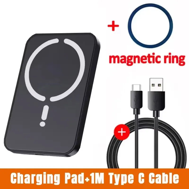 15W Magnetic Wireless Car Charger & Phone Holder
